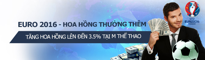 TĂNG HOA HỒNG LÊN ĐẾN 3.5% TẠI M THỂ THAO